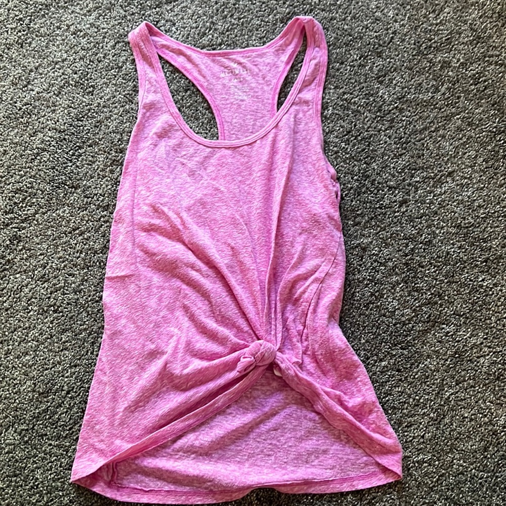 American eagle pink racer back tank